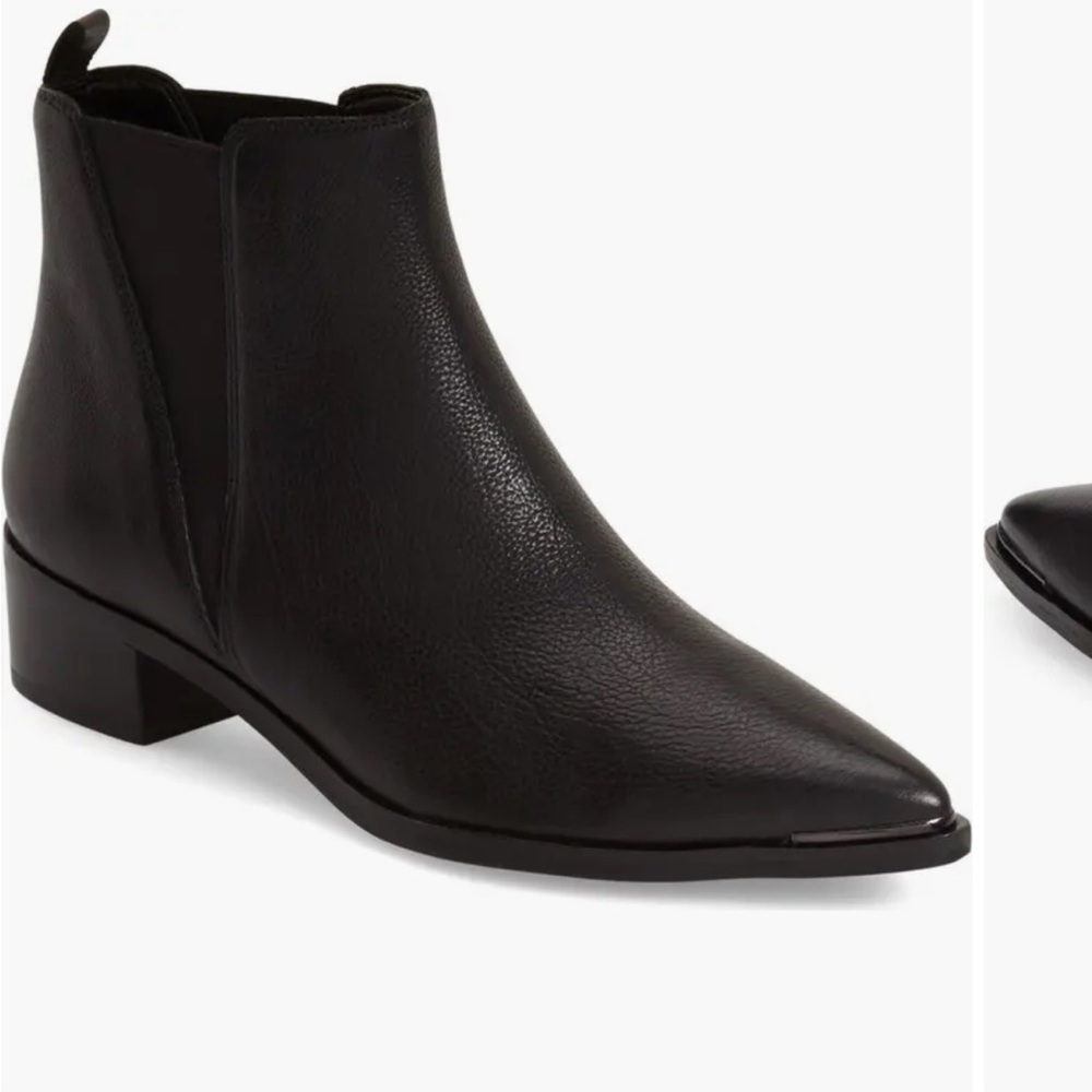 Marc Fisher Yale Chelsea Elegant Black Ankle Boots